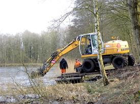 Aanvang steigerbouw Bosvijver 009