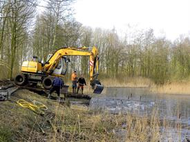 Aanvang steigerbouw Bosvijver 013