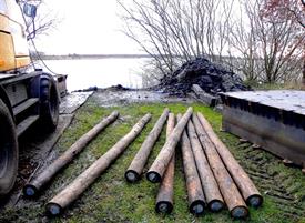 Foto impressie bouwfasen vissteiger Heeresmeer Feb 2012 (2)