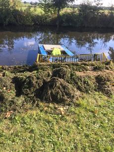 Proef waterplantenbeheer Westerdiep 