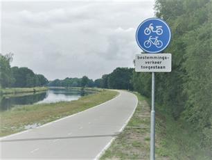 Sluipverkeer op doorfietsroute Noord-Willemskanaal