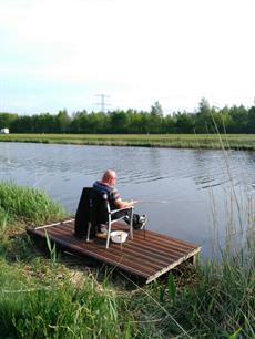 Steigers Kanaal Veendam-Musselkanaal; eerste visser gesignaleerd!