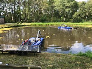 Vissen in de ijsbaan van Tynaarlo