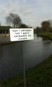 Visverbod Beersterdiep nu officieel